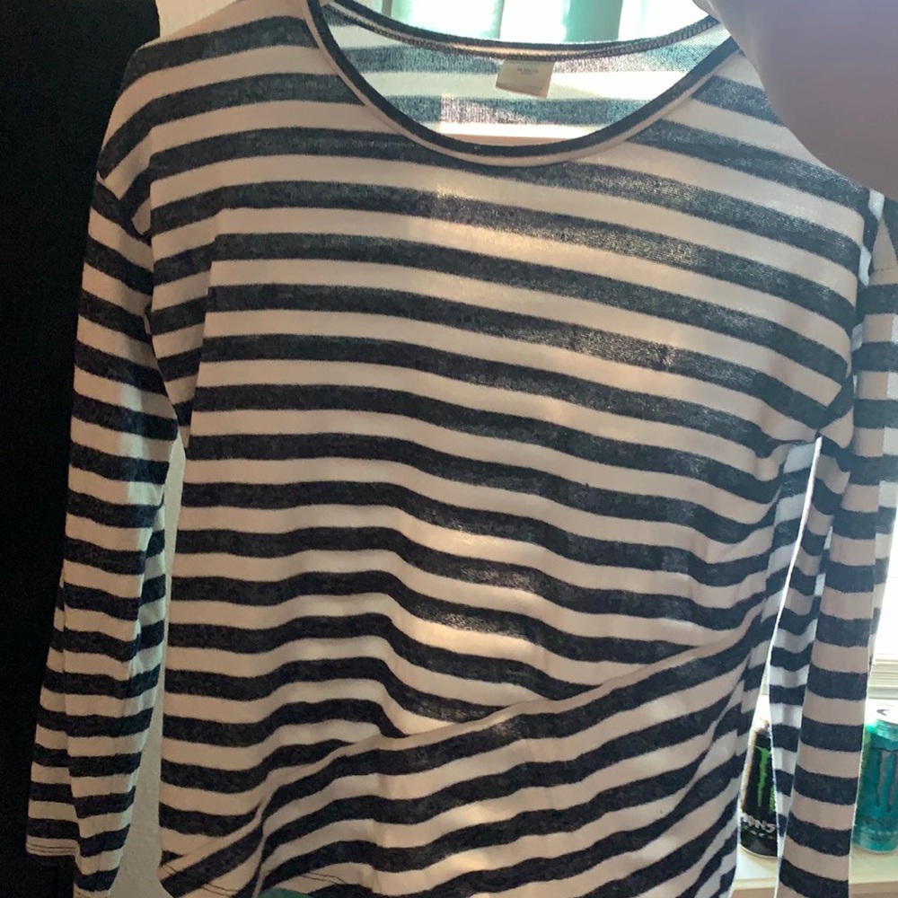 Kids 10/12 Striped Arizona Long Sleeve Shirt